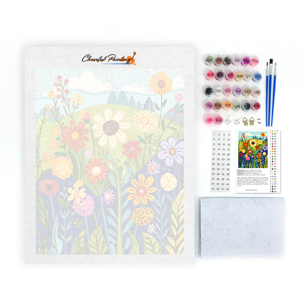 Wildflowers in the Wilderness - Paint by Numbers