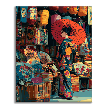 The Merchant's Corner - Paint by Numbers
