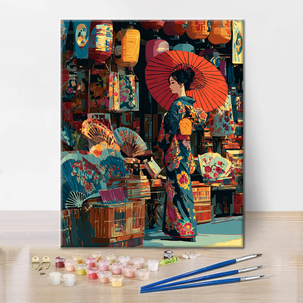 The Merchant's Corner - Paint by Numbers