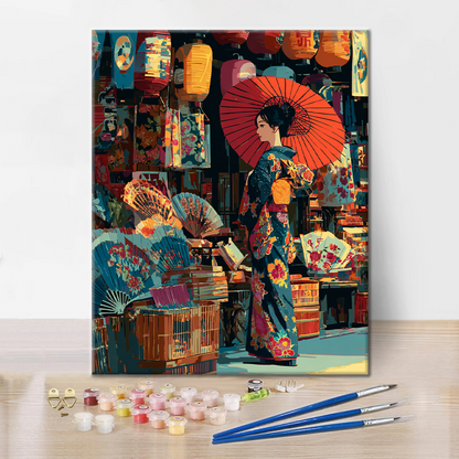 The Merchant's Corner - Paint by Numbers