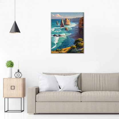 The Twelve Apostles Rock - Paint by Numbers
