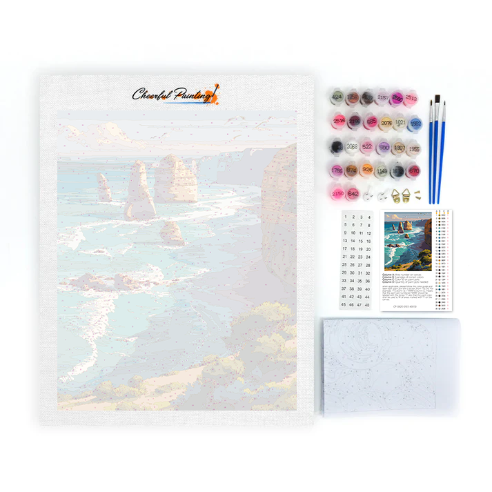The Twelve Apostles Rock - Paint by Numbers
