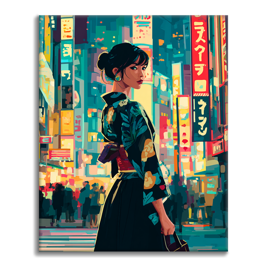 Tokyo Nights - Paint by Numbers