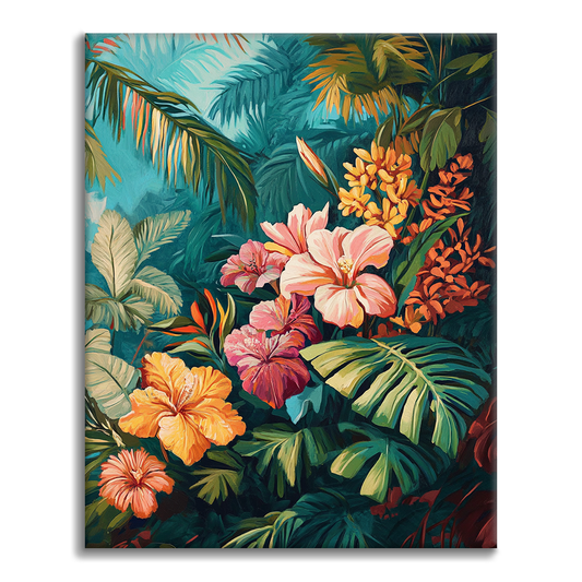 Tropical Bloom - Paint by Numbers