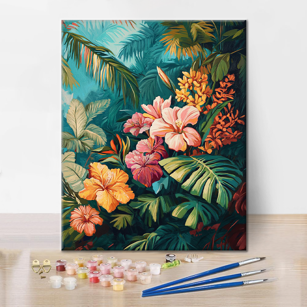 Tropical Bloom - Paint by Numbers