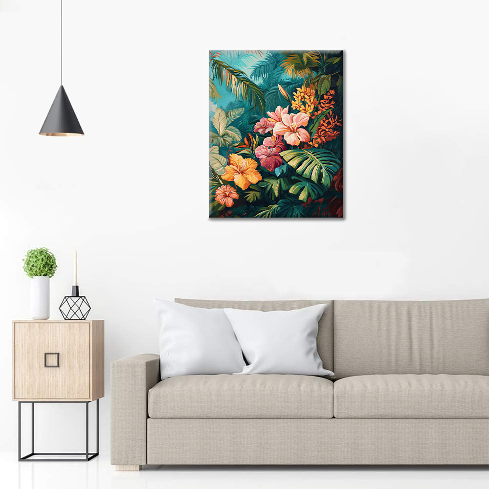Tropical Bloom - Paint by Numbers