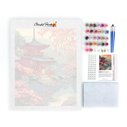Chidori Shrine Gate - Paint by Numbers