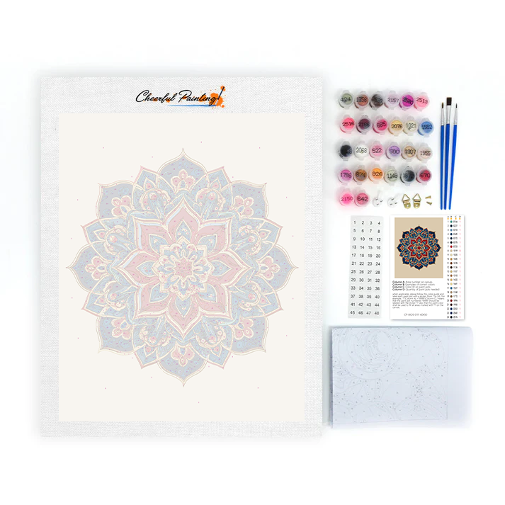 Twin Mandala - Paint by Numbers