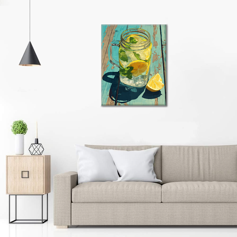 Chilled Lemonade - Paint by Numbers