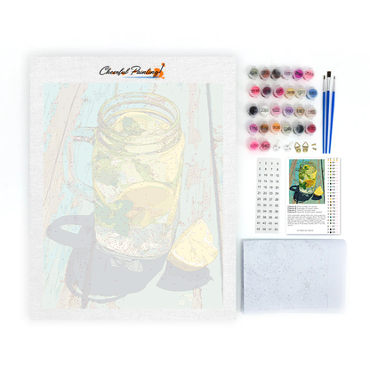 Chilled Lemonade - Paint by Numbers