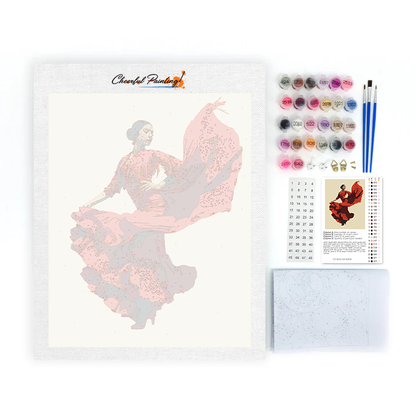 Flamenco Dancer - Paint by Numbers