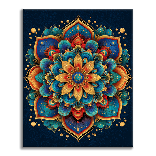 Glory Mandala - Paint by Numbers