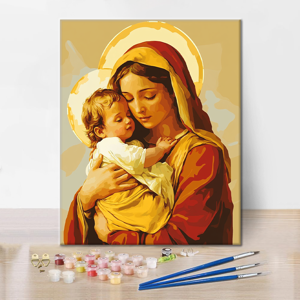 Holy Embrace - Paint by Numbers