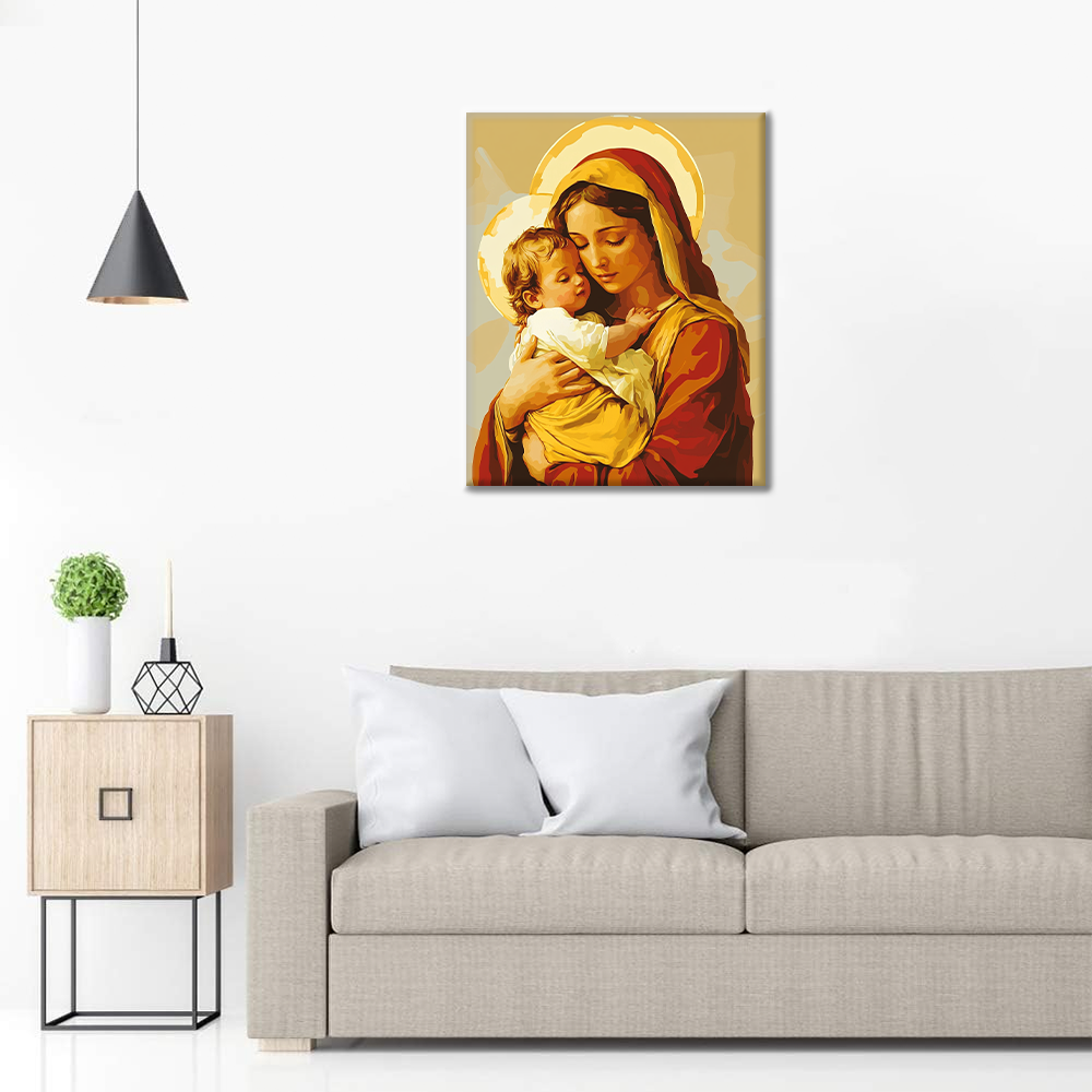 Holy Embrace - Paint by Numbers