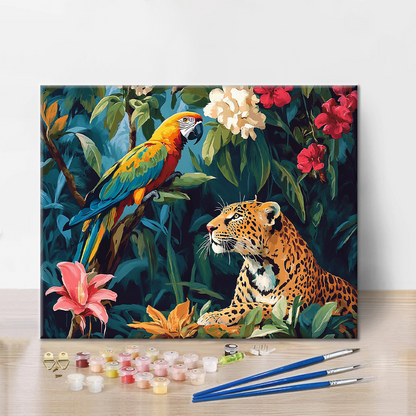 Jungle Companions - Paint by Numbers