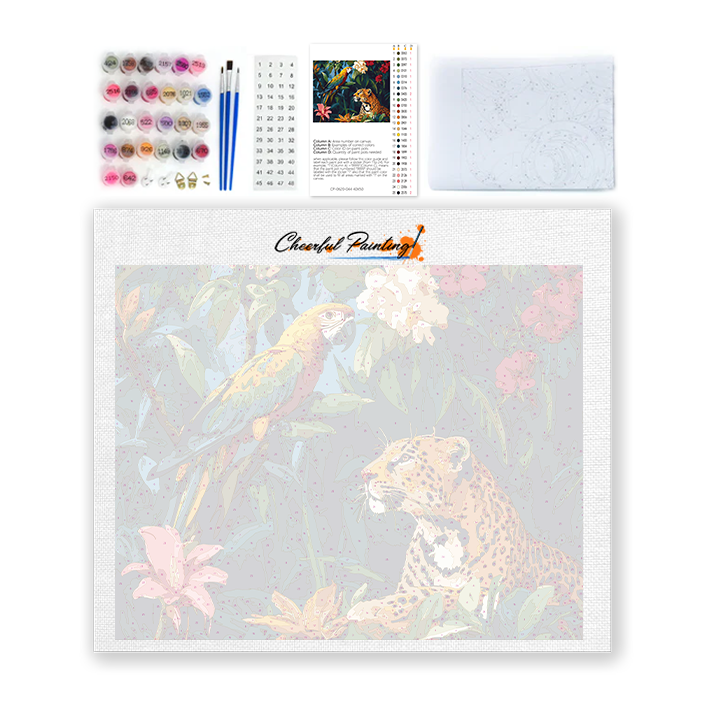 Jungle Companions - Paint by Numbers