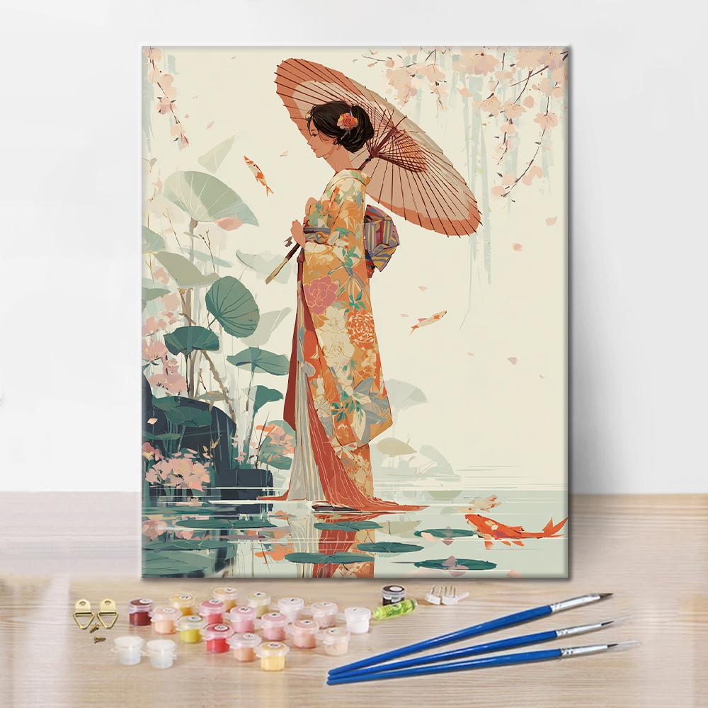 Koi's Invitation - Paint by Numbers