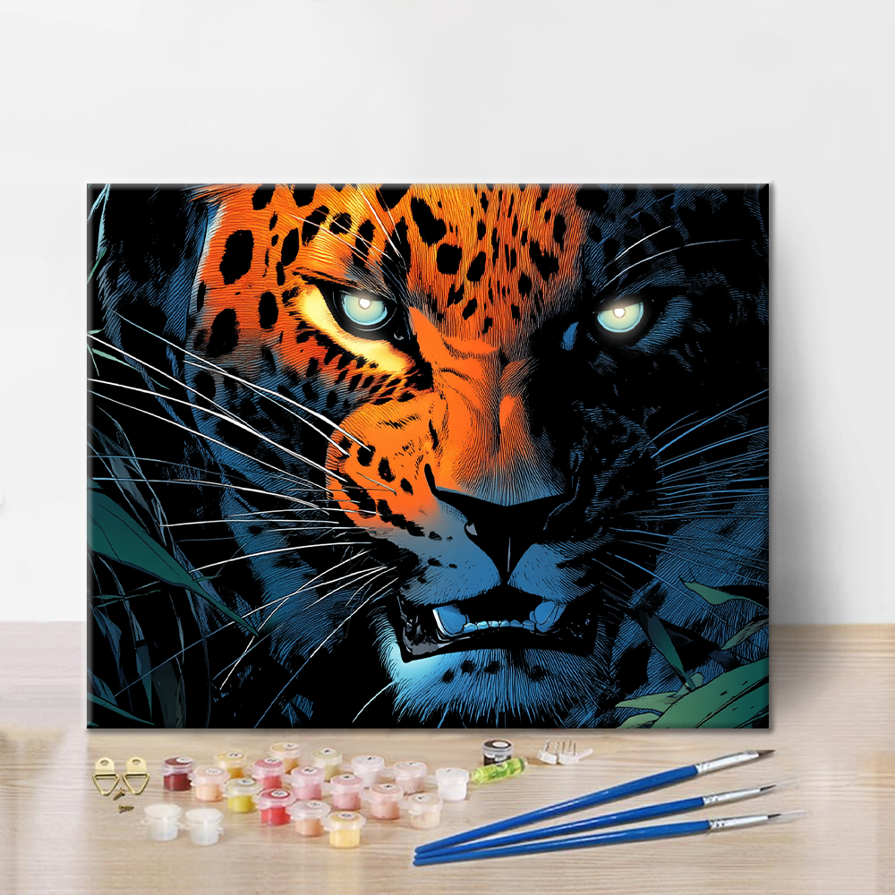 leopard - Paint by Numbers