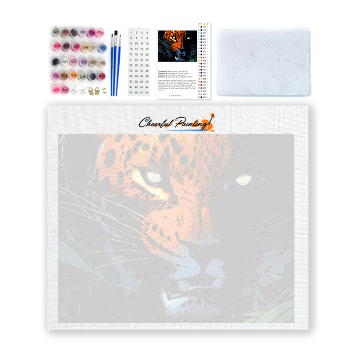 leopard - Paint by Numbers