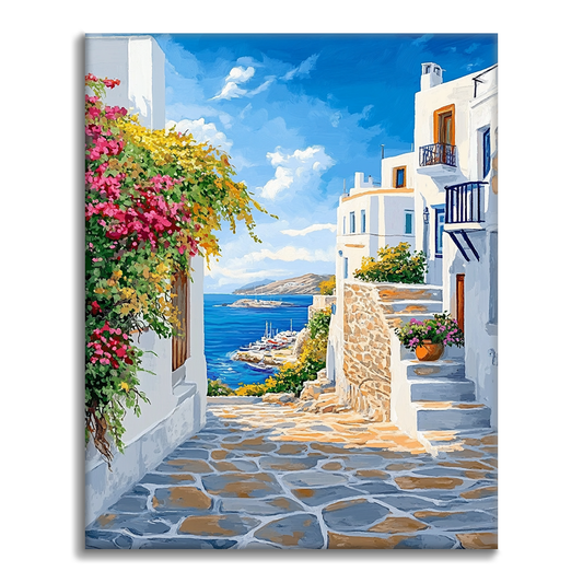 Mediterranean Walk - Paint by Numbers