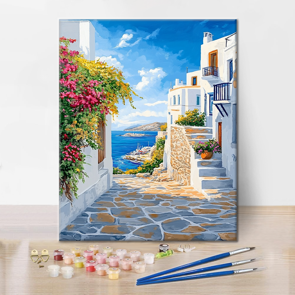 Mediterranean Walk - Paint by Numbers