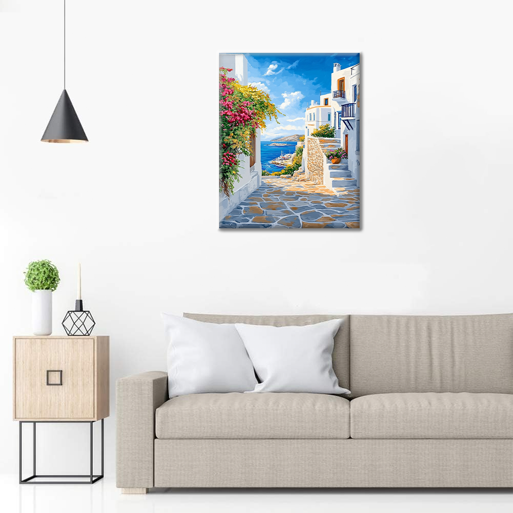 Mediterranean Walk - Paint by Numbers