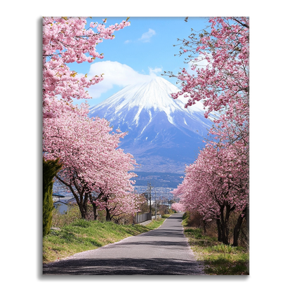 Mountain of Petals - Paint by Numbers