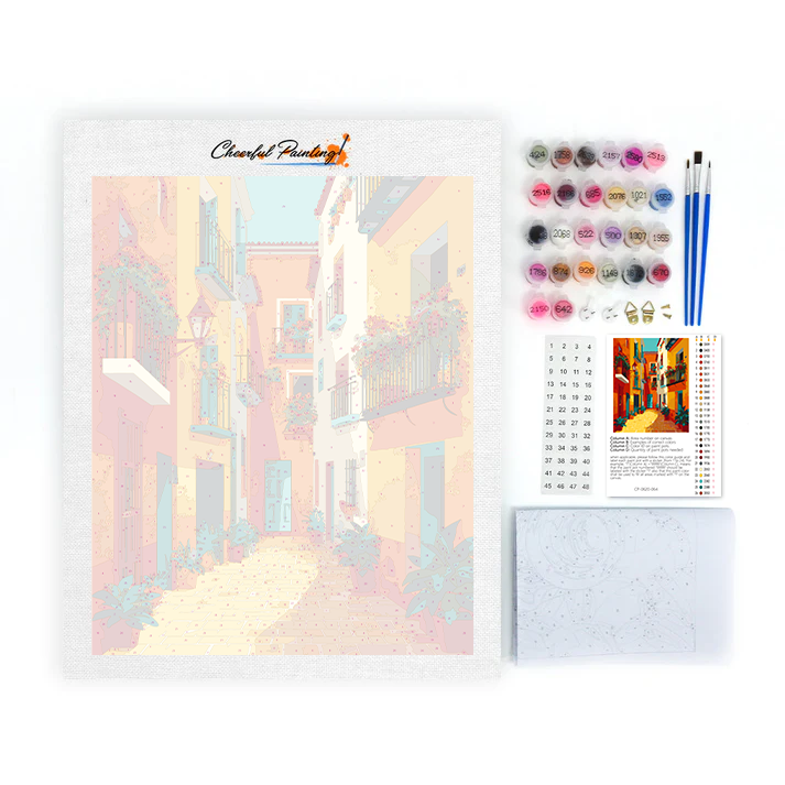 Quiet Village - Paint by Numbers