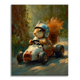 Racing Squirrel - Paint by Numbers