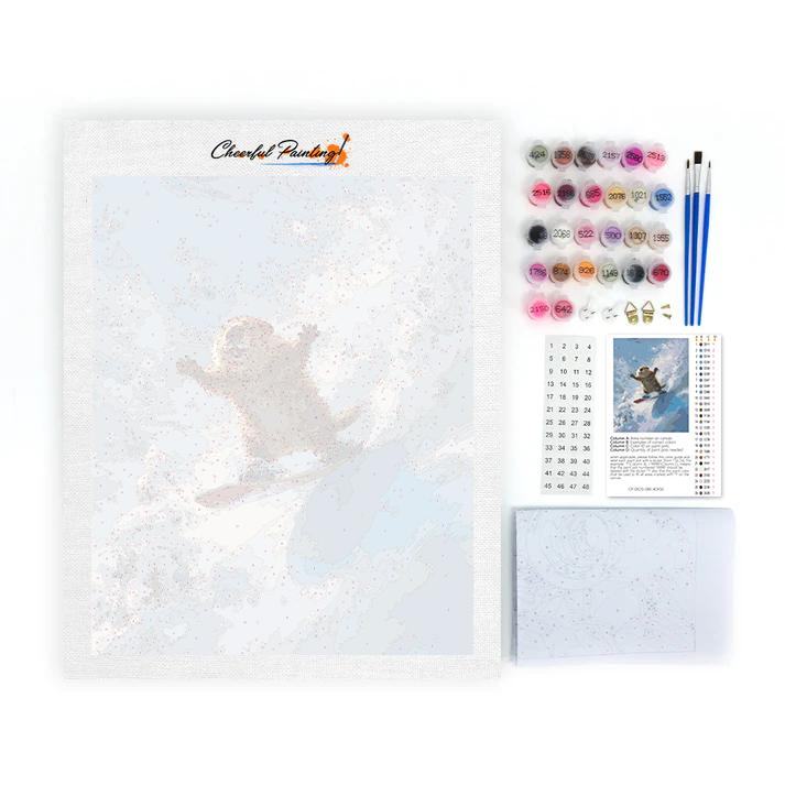 Snow Beaver - Paint by Numbers