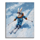 Speedy Snow Rabbit - Paint by Numbers