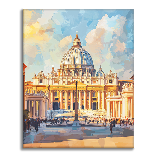 St. Peter's Basilica - Paint by Numbers
