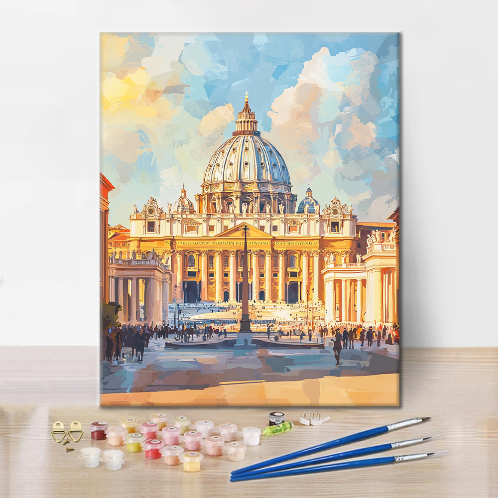 St. Peter's Basilica - Paint by Numbers
