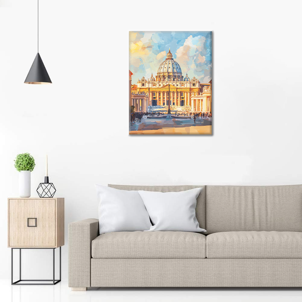 St. Peter's Basilica - Paint by Numbers