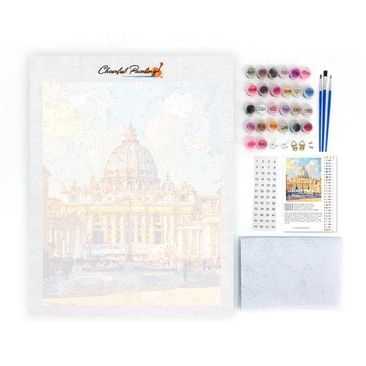 St. Peter's Basilica - Paint by Numbers