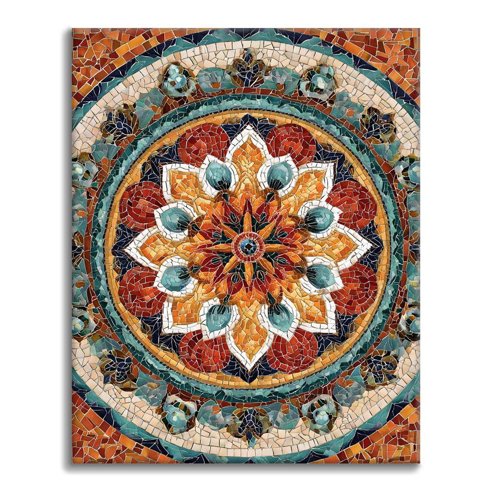 Sun Mandala - Paint by Numbers