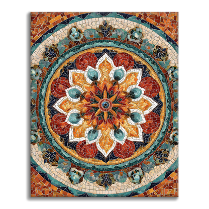 Sun Mandala - Paint by Numbers