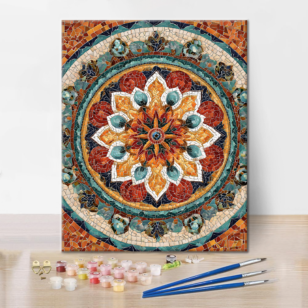 Sun Mandala - Paint by Numbers