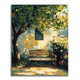 Sunlit Bench - Paint by Numbers