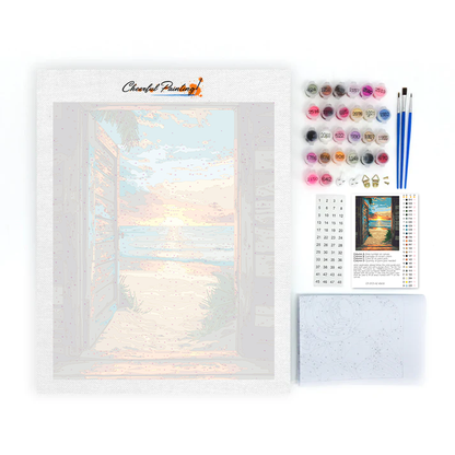 Beach Doorway - Paint by Numbers