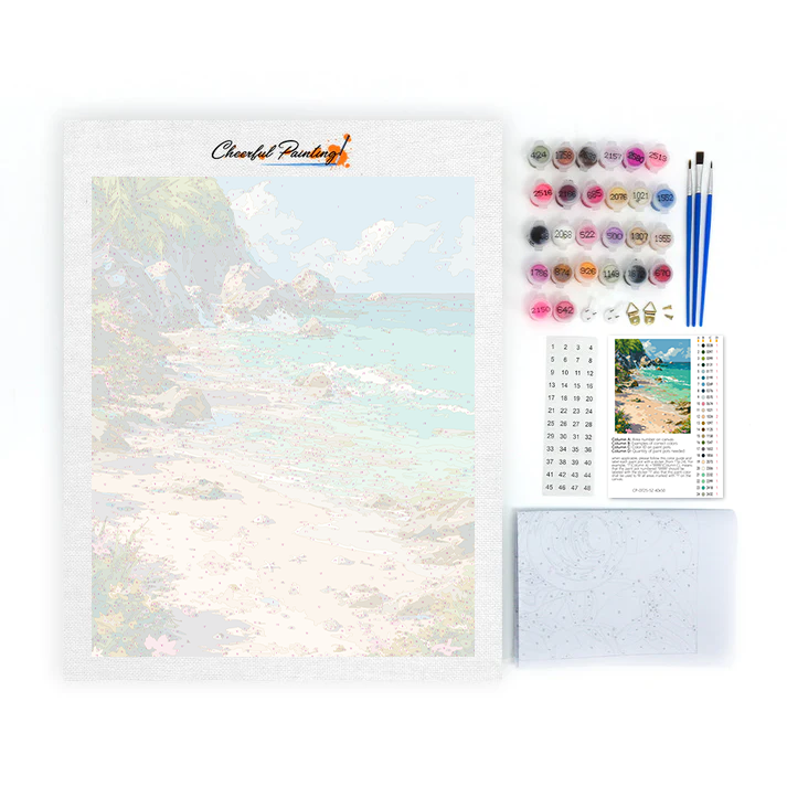 Colorful Coast - Paint by Numbers