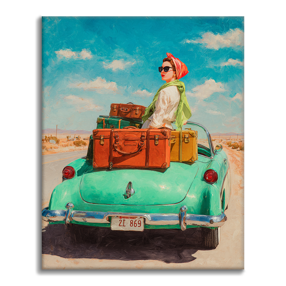 Elegant travel - Paint by Numbers