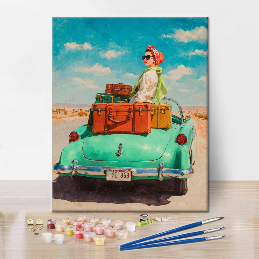 Elegant travel - Paint by Numbers