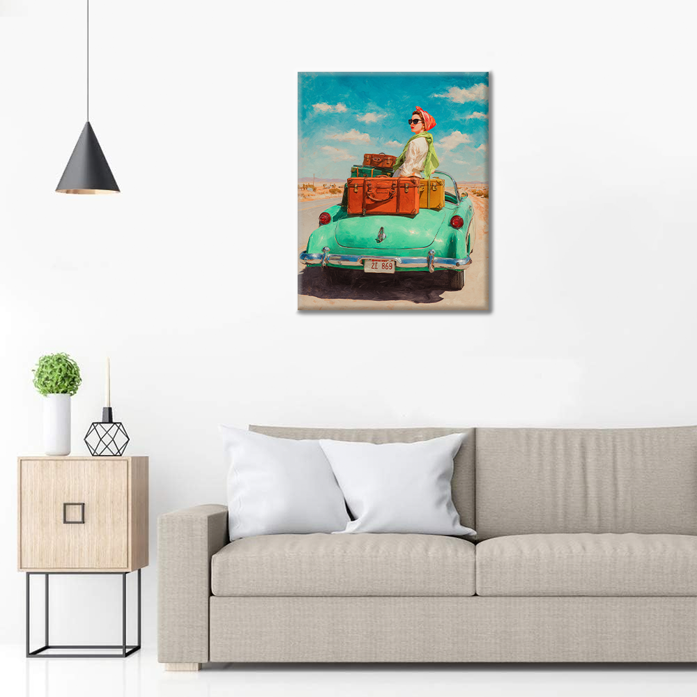 Elegant travel - Paint by Numbers