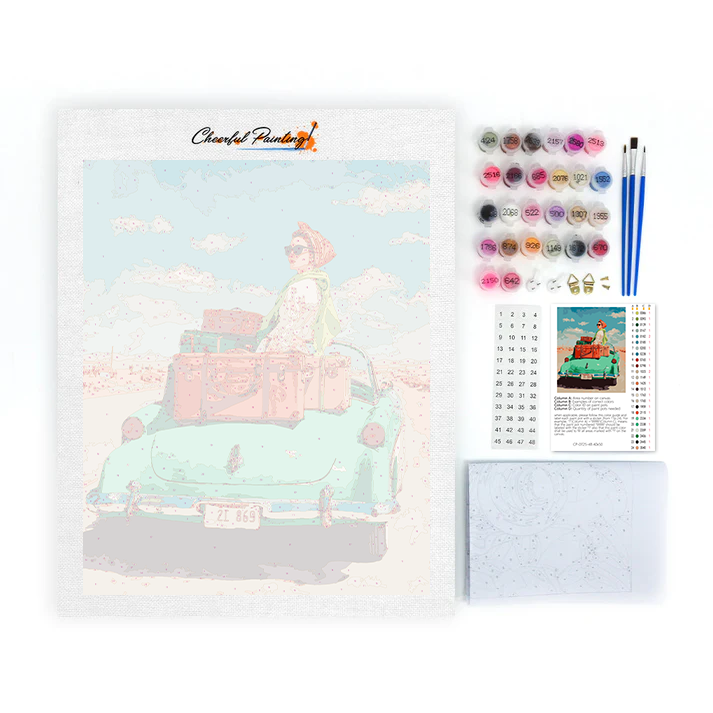 Elegant travel - Paint by Numbers