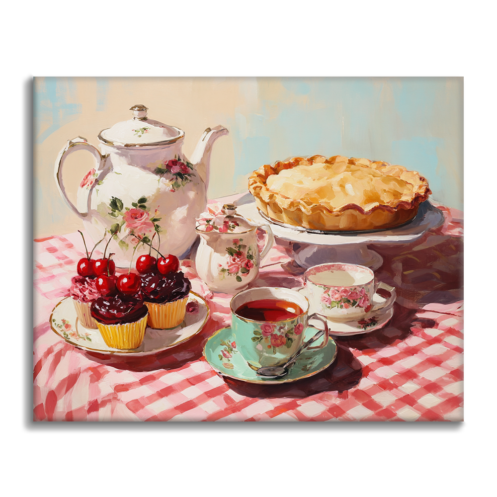 Exquisite Afternoon Tea - Paint by Numbers
