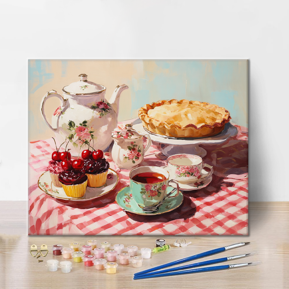 Exquisite Afternoon Tea - Paint by Numbers