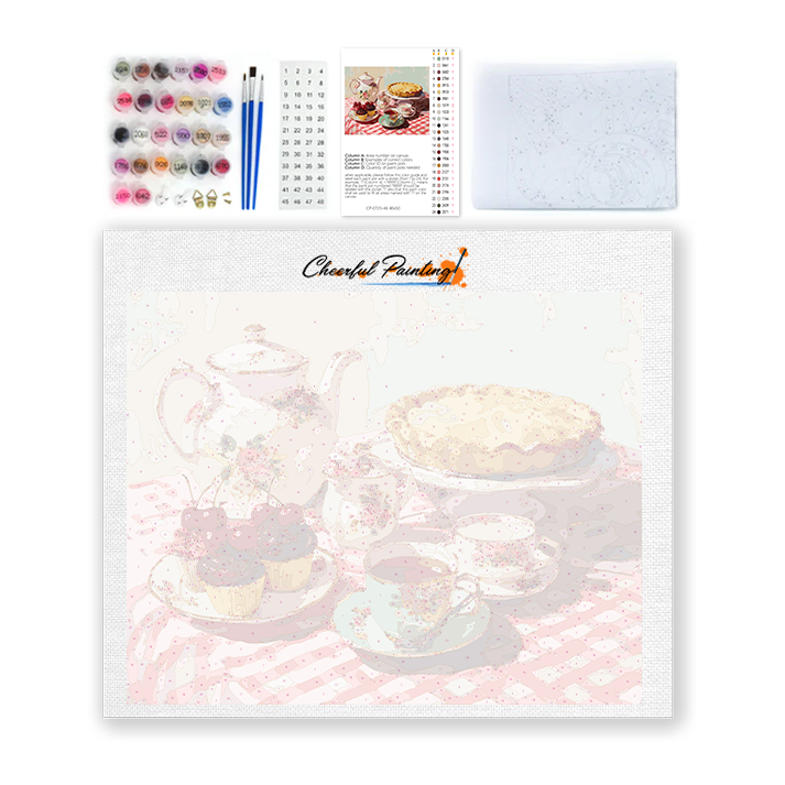 Exquisite Afternoon Tea - Paint by Numbers