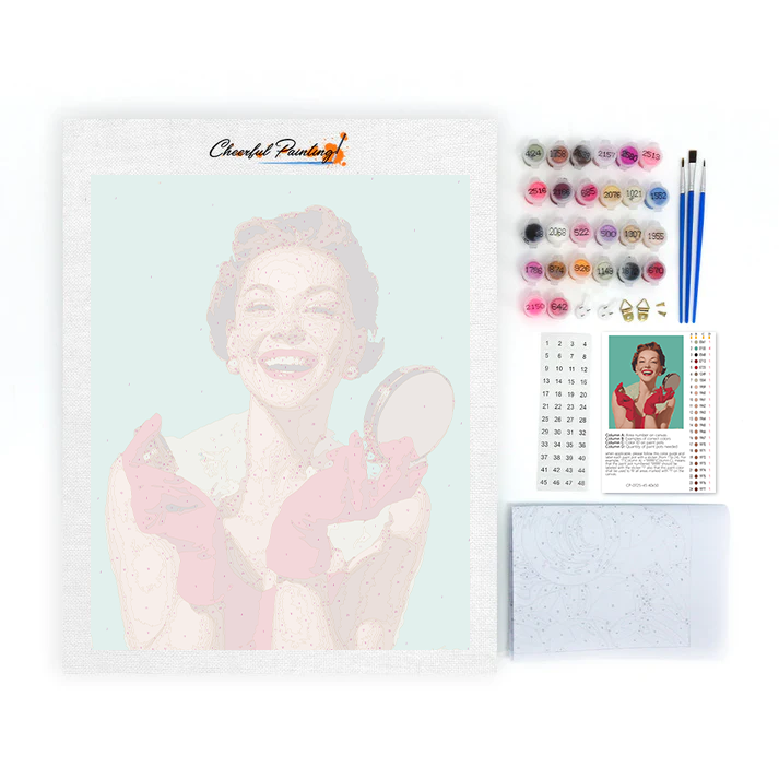 Exquisite makeup - Paint by Numbers