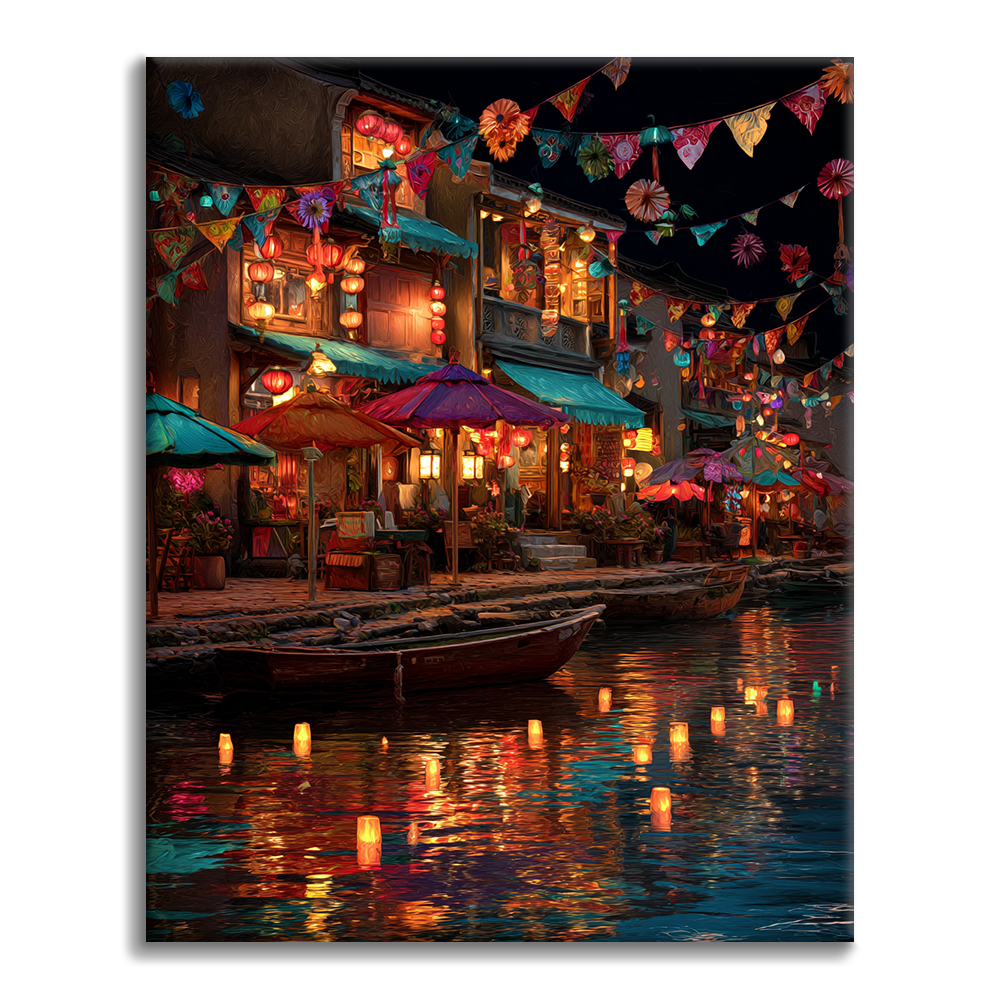 Lantern Night - Paint by Numbers